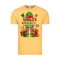 Vintage Mustard santa s helper Vintage Tee - FaDigitalArtStudio