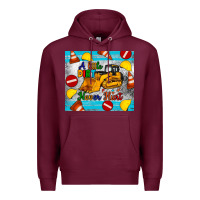 Burgundy a little dirt never hurt tumbler Premium Hoodie - Artiststas
