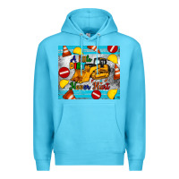 Ocean Blue a little dirt never hurt tumbler Premium Hoodie - Artiststas