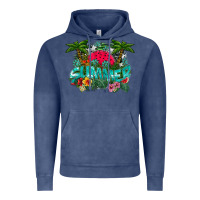 Vintage Denim Summer Vintage Hoodie - CowhideDigitalArt