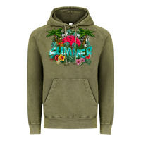 Vintage Olive Summer Vintage Hoodie - CowhideDigitalArt