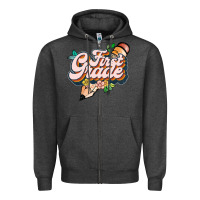 Charcoal Heather first grade Zipper Hoodie - JahusDesignShop