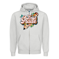 Dove Grey first grade Zipper Hoodie - JahusDesignShop