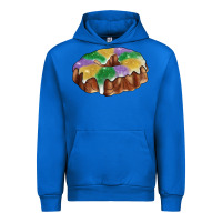 Cobalt Mardi gras king cake Urban Hoodie - RanaPortraitStore