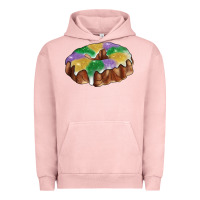 Pigment Salmon Mardi gras king cake Urban Hoodie - RanaPortraitStore