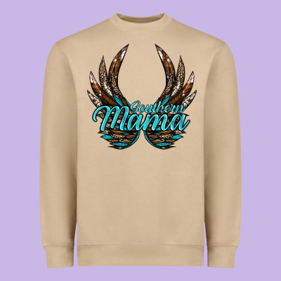 Southern Mama Heavyweight Sweatshirt Designed By Jahusdesignshop