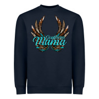 Navy Southern Mama Heavyweight Sweatshirt - JahusDesignShop