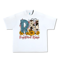 White rn registered nurse Urban Heavy Tee - FaDigitalArtStudio