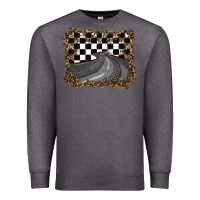 Charcoal Heather leopard racing  background Premium Sweatshirt - RanaPortraitStore