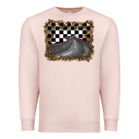 Pale Pink leopard racing  background Premium Sweatshirt - RanaPortraitStore