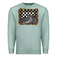 Seafoam leopard racing  background Premium Sweatshirt - RanaPortraitStore