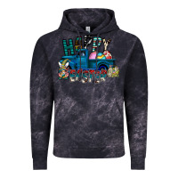 Cloud Black Happy Easter  truck Vintage Hoodie - CowhideDigitalArt