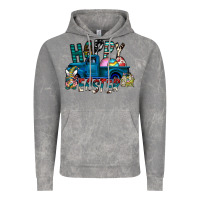Cloud Rock Happy Easter  truck Vintage Hoodie - CowhideDigitalArt