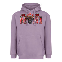 Lavender valentines day mini black Heavyweight Hoodie - RanaPortraitStore