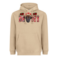 Mushroom valentines day mini black Heavyweight Hoodie - RanaPortraitStore