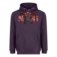 Plum valentines day mini black Heavyweight Hoodie - RanaPortraitStore
