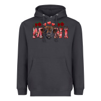 Smoke valentines day mini black Heavyweight Hoodie - RanaPortraitStore