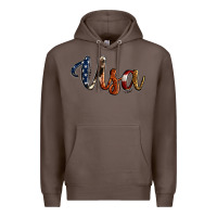 Coffee usa calligraphy Premium Hoodie - Jasminsmagicworld