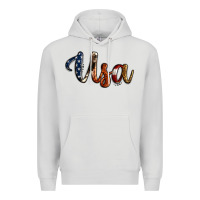 Dove Grey usa calligraphy Premium Hoodie - Jasminsmagicworld