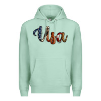 Seafoam usa calligraphy Premium Hoodie - Jasminsmagicworld