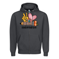 Smoke peace love kindergarten Zipper Hoodie - JahusDesignShop