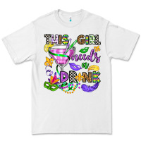 White this girl needs a drink Premium Tee - OliviaCreatesArt
