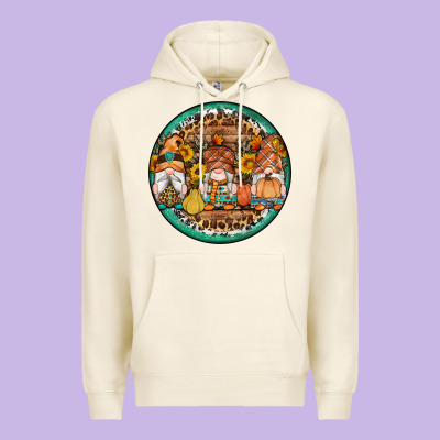 Fall Gnomes Round Earrings 4 Premium Hoodie Designed By Artiststas