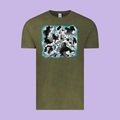 Cowhide Glitter Leather Background Vintage Tee Designed By Ranaportraitstore