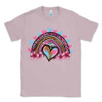 Lilac valentine's day rainbow heart olivia Classic Tee - OliviaCreatesArt