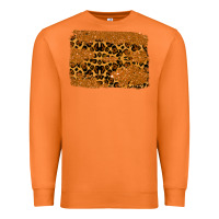 Carrot leopard glitter background Premium Sweatshirt - RanaPortraitStore