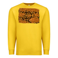 Lemon leopard glitter background Premium Sweatshirt - RanaPortraitStore