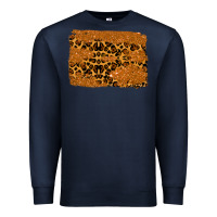 Navy leopard glitter background Premium Sweatshirt - RanaPortraitStore
