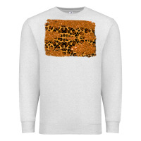 Oatmeal Heather leopard glitter background Premium Sweatshirt - RanaPortraitStore