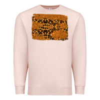 Pale Pink leopard glitter background Premium Sweatshirt - RanaPortraitStore