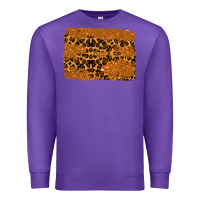 Purple leopard glitter background Premium Sweatshirt - RanaPortraitStore