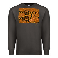 Smoke leopard glitter background Premium Sweatshirt - RanaPortraitStore