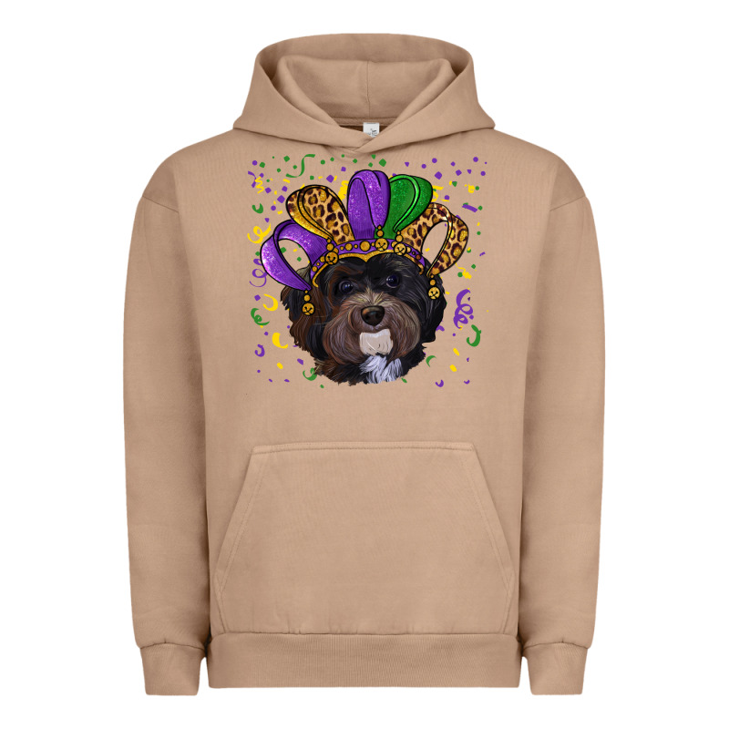 Mardi Gras Havanese Dog With Hat Urban Hoodie by RanaPortraitStore | Teevron