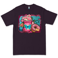 Plum valentines day coffee cup and sweets Premium Tee - OliviaCreatesArt