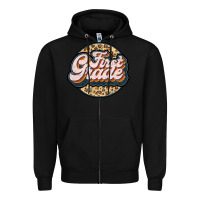 Black first grade Zipper Hoodie - JahusDesignShop