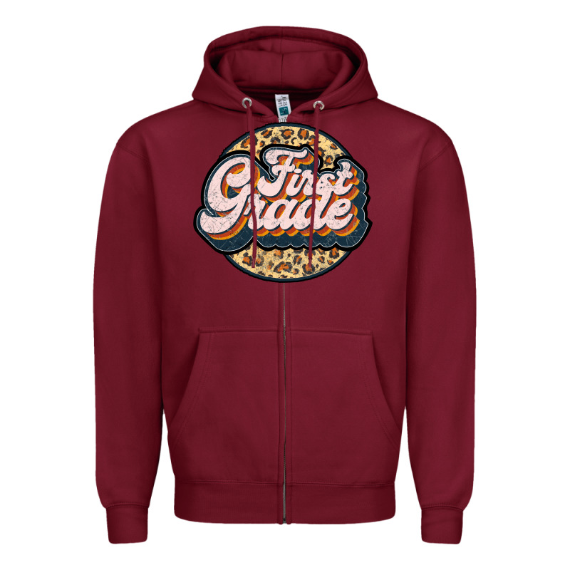 First Grade Zipper Hoodie by JahusDesignShop | Teevron