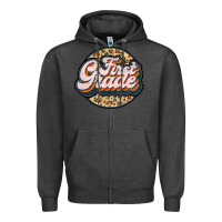 Charcoal Heather first grade Zipper Hoodie - JahusDesignShop