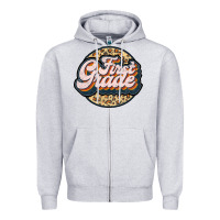 Heather Grey first grade Zipper Hoodie - JahusDesignShop