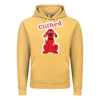 Vintage Mustard clifford the big red dog 98093899 Vintage Hoodie - linhVisuals