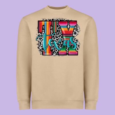 Tx Texas Heavyweight Sweatshirt Designed By Jahusdesignshop