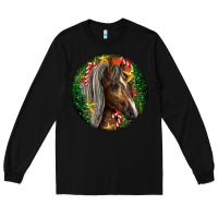 Black Tennessee Horse Christmas Long Sleeve Tee - LillyAllenDesigns