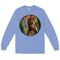 Colony Blue Tennessee Horse Christmas Long Sleeve Tee - LillyAllenDesigns