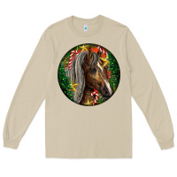 Mushroom Tennessee Horse Christmas Long Sleeve Tee - LillyAllenDesigns