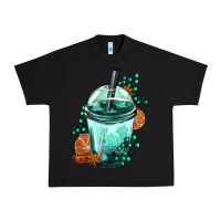 Black Winter Bobba Cup Urban Heavy Tee - FaDigitalArtStudio