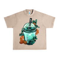 French Oak Winter Bobba Cup Urban Heavy Tee - FaDigitalArtStudio