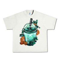 Pistachio Winter Bobba Cup Urban Heavy Tee - FaDigitalArtStudio